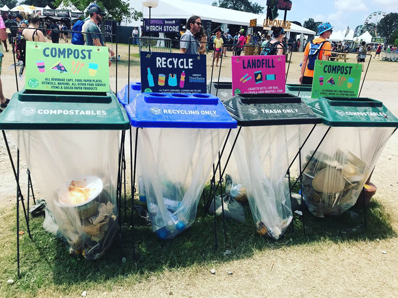 (Nov 2019) With Help from Eco-Products, Bonnaroo Turns 180 Tons of Trash into Treasure 