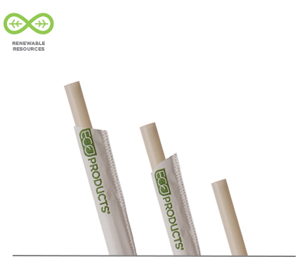 PHA Straws - plant-based plastic made from canola oil