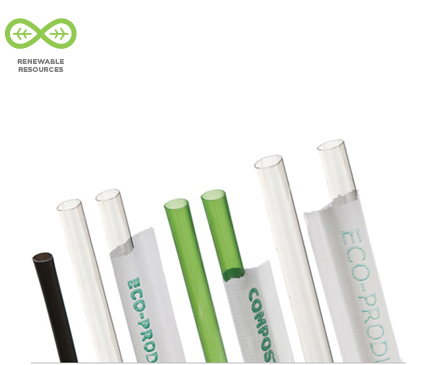 Renewable & Compostable Straws