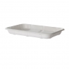 Renewable & Compostable Sugarcane Meat & Produce Trays, 8.5 x 6 x 1.0in, 2D